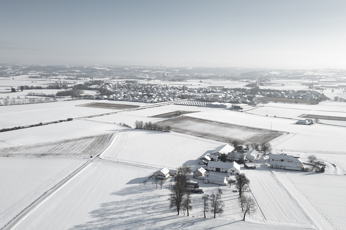 Landschaft an der Donau bei Künzing